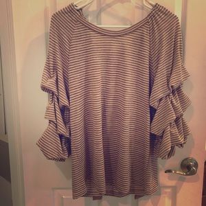 3/4 length sleeve top